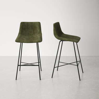 Green counter online stools